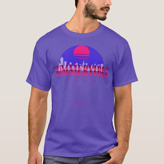Camiseta SUMMERVIBES INHE CITY RETRO DESIGN retro (Frente)
