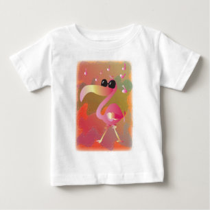 Camiseta summerwaves-flamingo