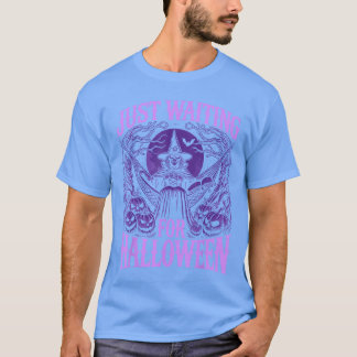 Camiseta Summerween Skeleton Just Waiting For Halloween
