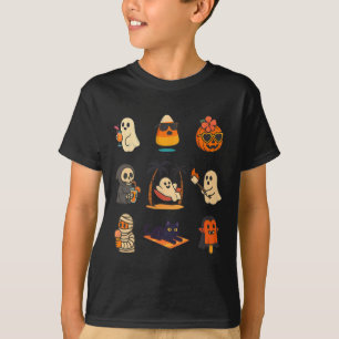 Camiseta Summerwin Ghost Pumpkin Halloween Spooky Summer T
