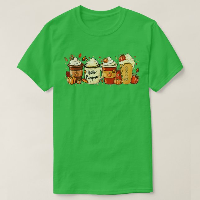 Camiseta Sumo Café Pumpkin Especiarias Latte Bebidas Outono (Frente do Design)