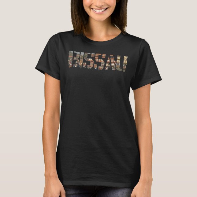 Camiseta Sumo da Guiné-Bissau para mulheres (Frente)