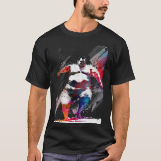 Camiseta Sumo de arte desportiva