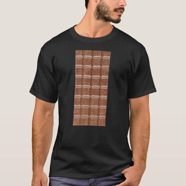 Camiseta Sumo de Chocolate de Leite Fácil no Dia das Bruxas (Frente)