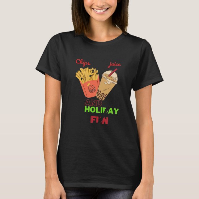 Camiseta Sumo de Natal e Chips (Frente)