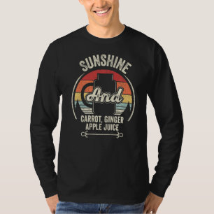 Camiseta Sumo De Sumo De Sumo De Maçã De Orelha E Cenoura