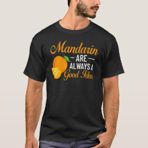 Camiseta Sumo Fresco de Fruta de Árvore em Laranja-mandarin