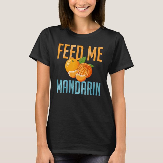 Camiseta Sumo Fresco de Fruta de Árvore em Laranja-mandarin (Frente)
