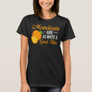 Camiseta Sumo Fresco de Fruta de Árvore em Laranja-mandarin