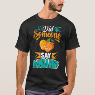 Camiseta Sumo Fresco de Fruta de Árvore em Laranja-mandarin