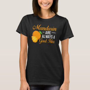Camiseta Sumo Fresco de Fruta de Árvore em Laranja-mandarin