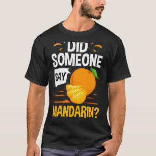 Camiseta Sumo Fresco de Fruta de Árvore em Laranja-mandarin