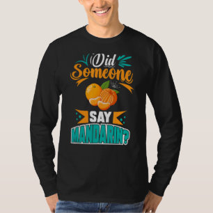 Camiseta Sumo Fresco de Fruta de Árvore em Laranja-mandarin