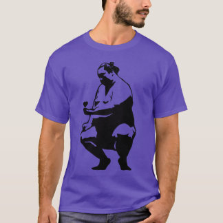 Camiseta Sumô Sentado Apaixonado vintage