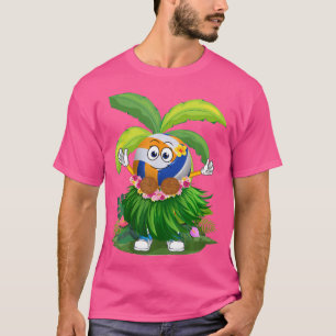 Camiseta Sumo Tropical de Praia da Bola de Voleibol do Hava