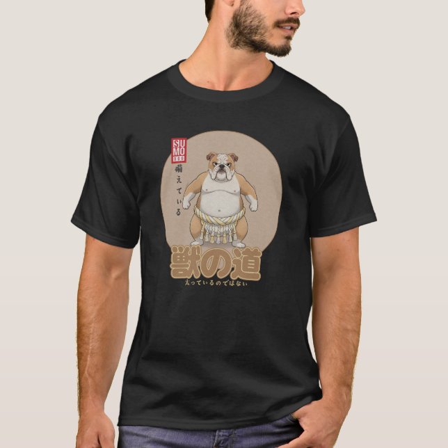 Camiseta Sumonimals Cão Sumo Leal e Pronto (Frente)