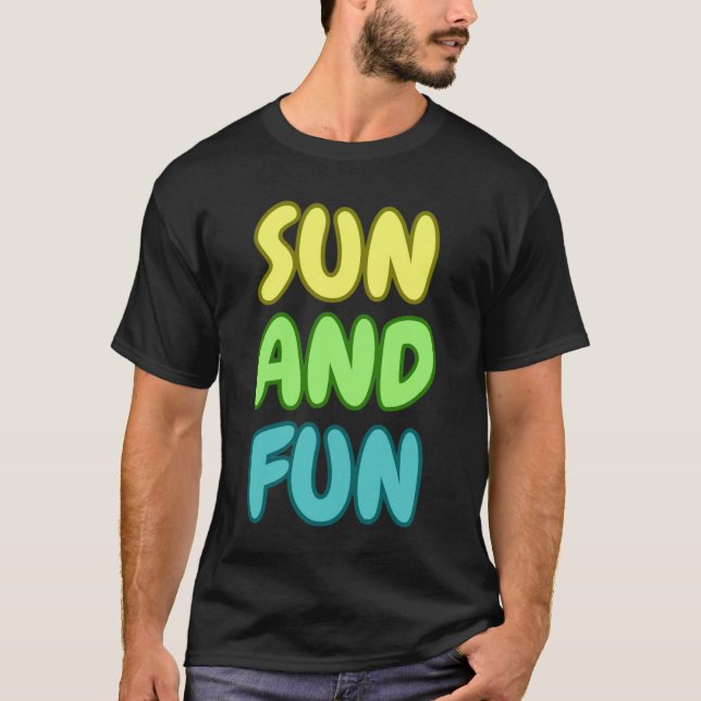 Camiseta Sun And Fun (Frente)
