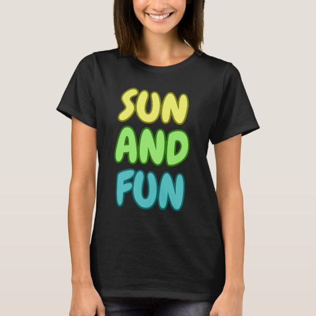 Camiseta Sun And Fun (Frente)