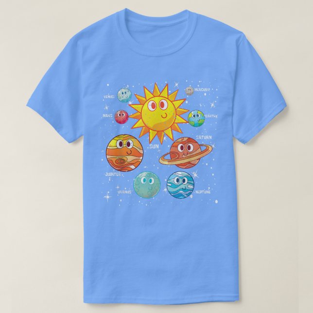 Camiseta Sun Astronomer Space Science Astronomer - Planeta  (Frente do Design)