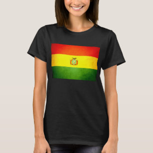 Camiseta Sun beijou a bandeira de Bolívia