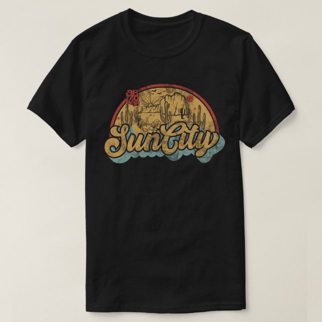 Camiseta Sun City, Arizona (Frente do Design)