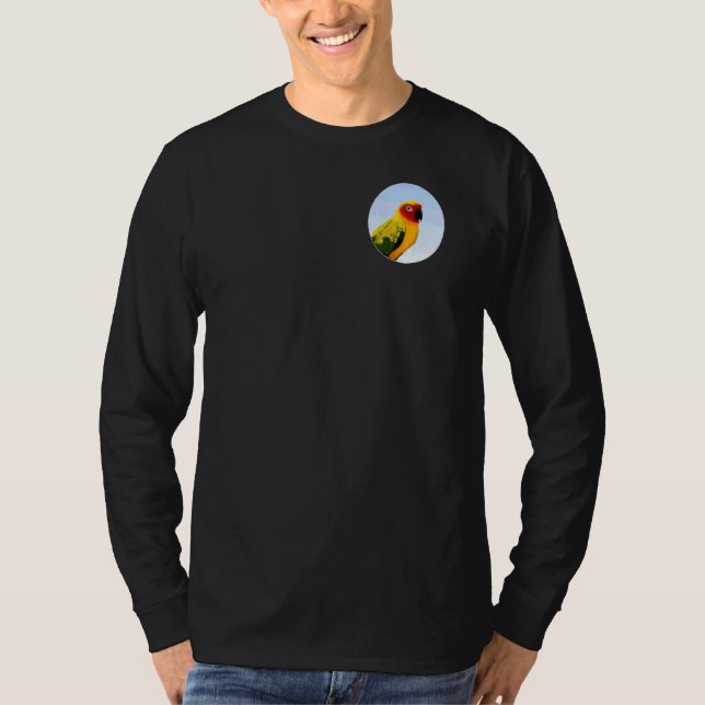 Camiseta Sun Conure Bird Birdwatcher Animal Biologista (Frente)