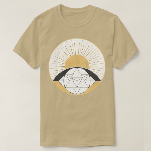 Camiseta Sun e Merkabah (Frente do Design)