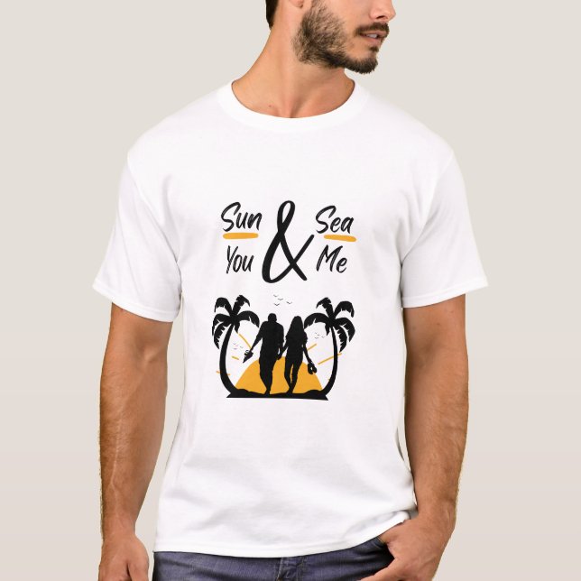 Camiseta Sun E Sea Você & Me Summer Design (Frente)