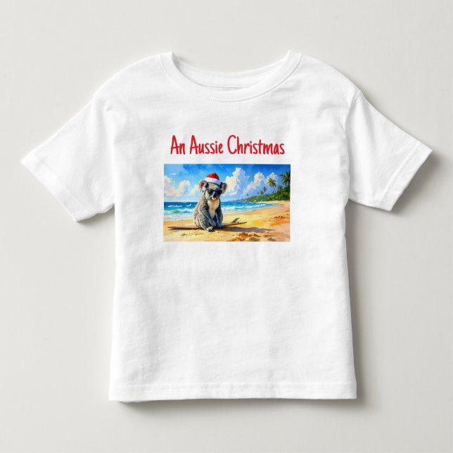 Camiseta Sun e Surf Koala Santa Hat (Frente)