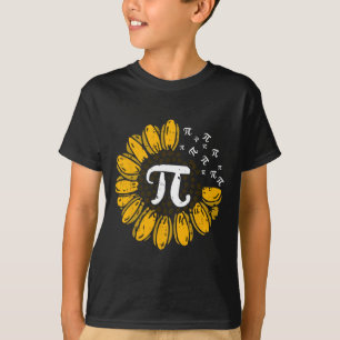 Camiseta Sun-flower Pi Day Legal Matemática Símbolos Profes