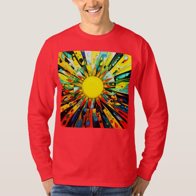 Camiseta Sun na Abstrato 910 (Frente)