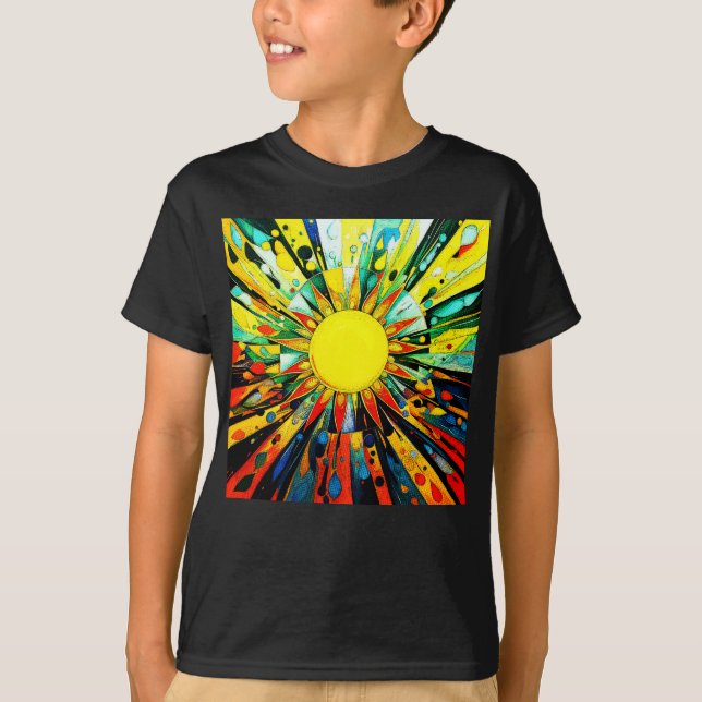 Camiseta Sun na Abstrato 910 (Frente)