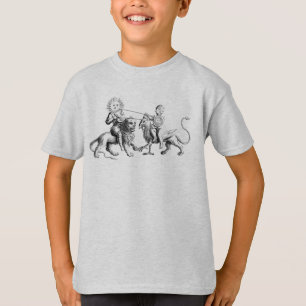 Camiseta Sun na oposição à lua que Jousting