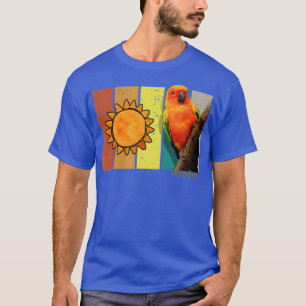 Camiseta Sun Parakeet Parrot Bird Men Mulheres Crianças