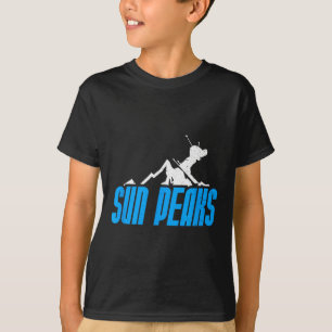 Camiseta Sun Peaks Canada Skiing Snowboard Resort Distrital