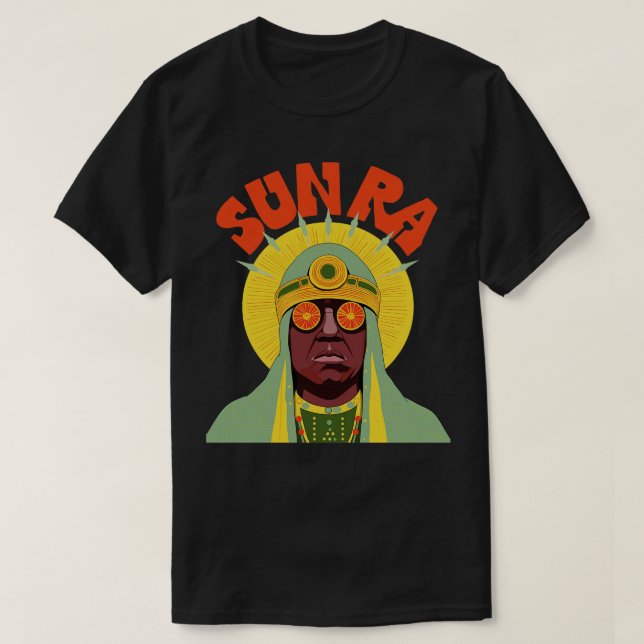 Camiseta Sun Ra Original Psychedelic Design 2 (Frente do Design)