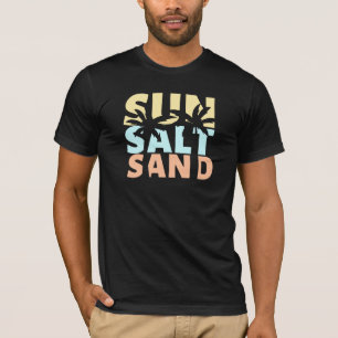 Camiseta Sun Salt Sand Beach Summer T Shirt
