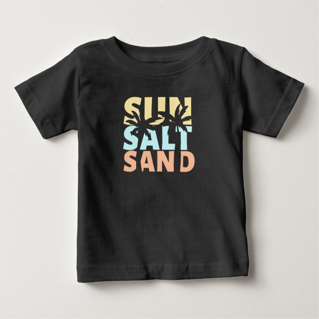 Camiseta Sun Salt Sand Beach Summer T Shirt (Frente)