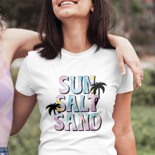 Camiseta Sun Salt Sand Summer Tie Dye Beach