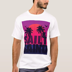 Camiseta Sun Salt Sand Tropical Sunset