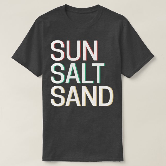 Camiseta Sun Salt Sand TSerguimento 1 (Frente do Design)