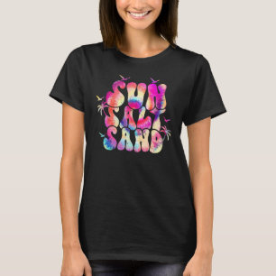 Camiseta Sun Salt Sand Vintage Hot Summer Groovy Dye