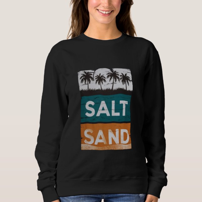 Camiseta Sun Sand Salt Beach Vibes (Frente)
