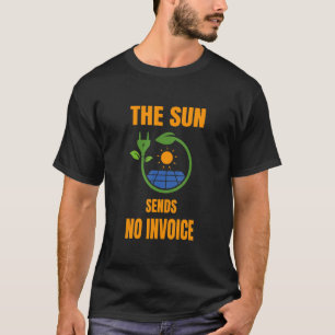 Camiseta Sun Sem fatura Sistema Solar Fotovolta Solar
