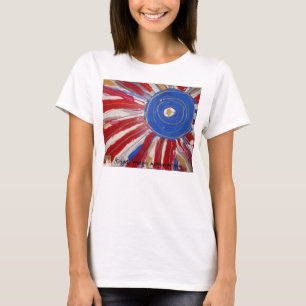 Camiseta "Sun star spangled" por doces molha o artista do