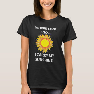 Camiseta Sun Sunflower Sunshine Sun