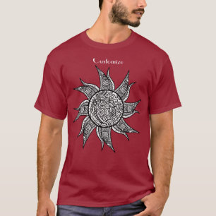 Camiseta Sun Tattoo Thunder_Cove estilo Henna