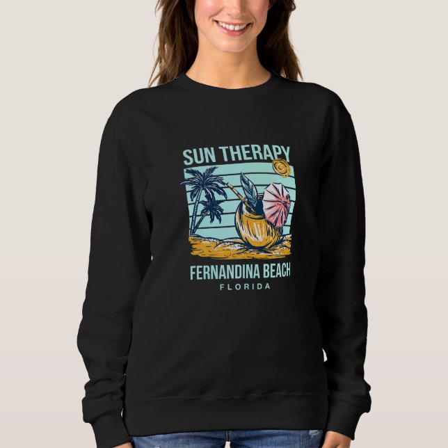 Camiseta Sun Therapy Fernandina Beach Summer Tropic (Frente)