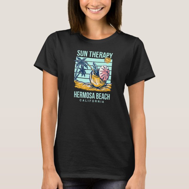 Camiseta Sun Therapy Hermosa Beach Summer Tropic (Frente)