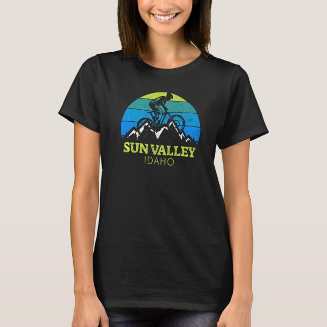 Camiseta Sun Valley Idaho Mountain Biking (Frente)